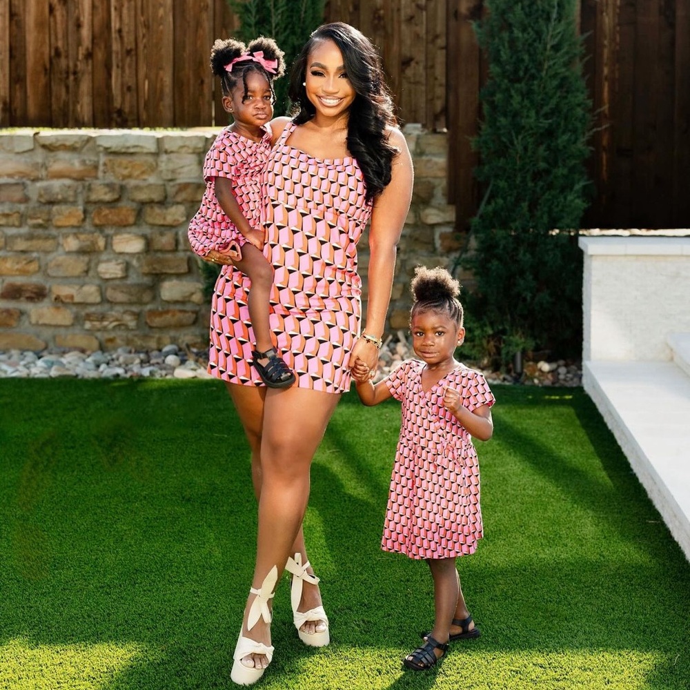 DVF X TARGET Pink geo mini dress